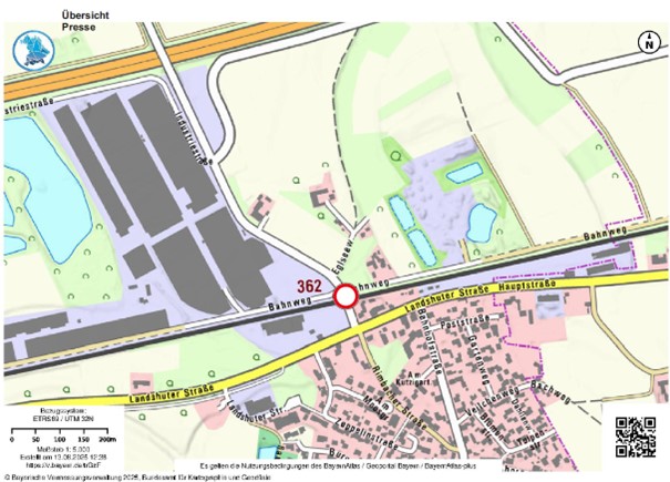 Vollsperrung Bahnübergang Kronwieden